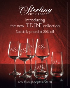 Sterling Cut Glass Eden Collection